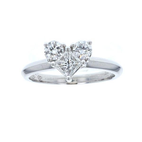 18KT White Gold 1.48ctw Diamond Heart Ring Harmony Jewellers Grimsby, ON