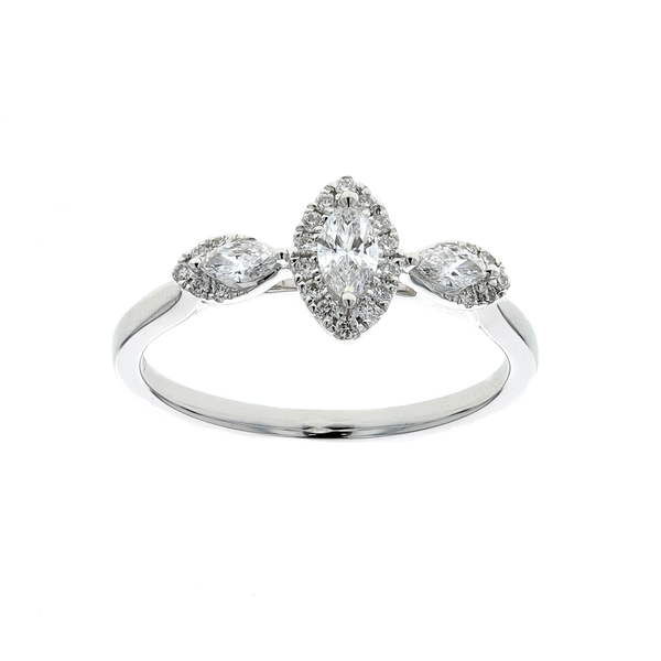 18KT White Gold 0.34ctw Diamond Ring Harmony Jewellers Grimsby, ON