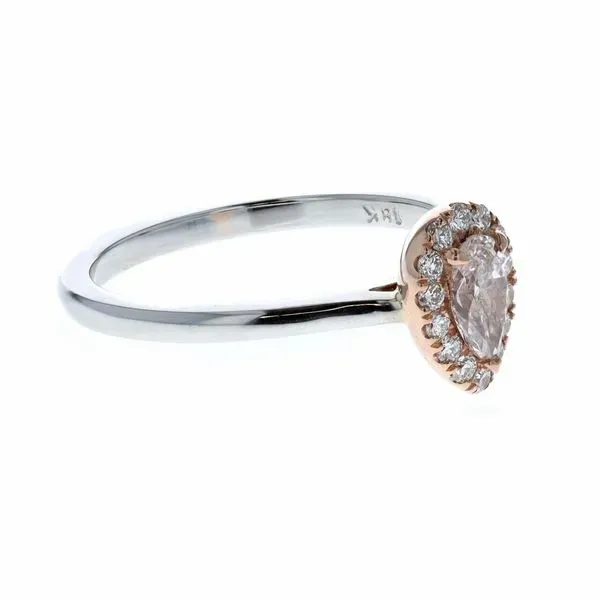 18KT White and Rose Gold 0.42ctw Diamond Estate Ring Image 2 Harmony Jewellers Grimsby, ON