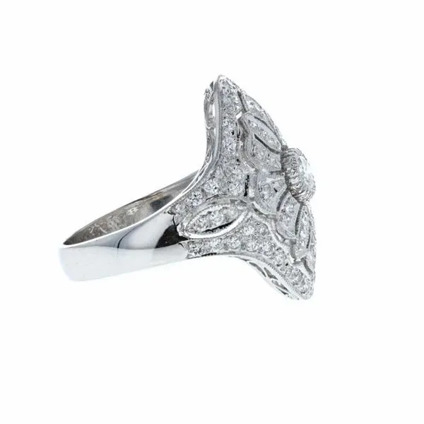 18KT White Gold 0.75ctw Diamond Estate Ring Image 2 Harmony Jewellers Grimsby, ON