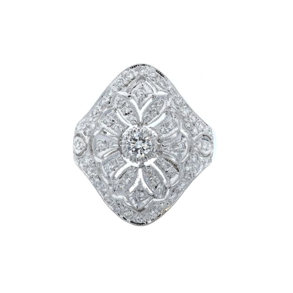 18KT White Gold 0.75ctw Diamond Estate Ring Harmony Jewellers Grimsby, ON