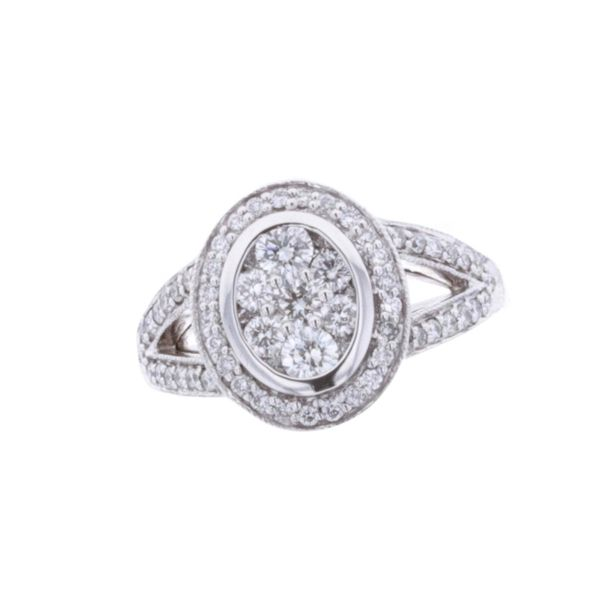 14KT White Gold 1.00ctw Diamond Estate Ring Harmony Jewellers Grimsby, ON