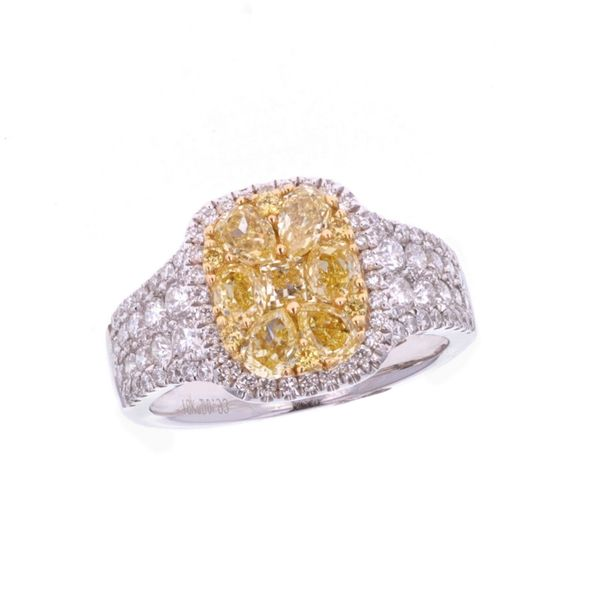 18KT Two Tone Gold Diamond Estate Ring Harmony Jewellers Grimsby, ON