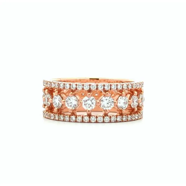 14KT Rose Gold 2.00ctw Diamond Eternity Estate Band Harmony Jewellers Grimsby, ON