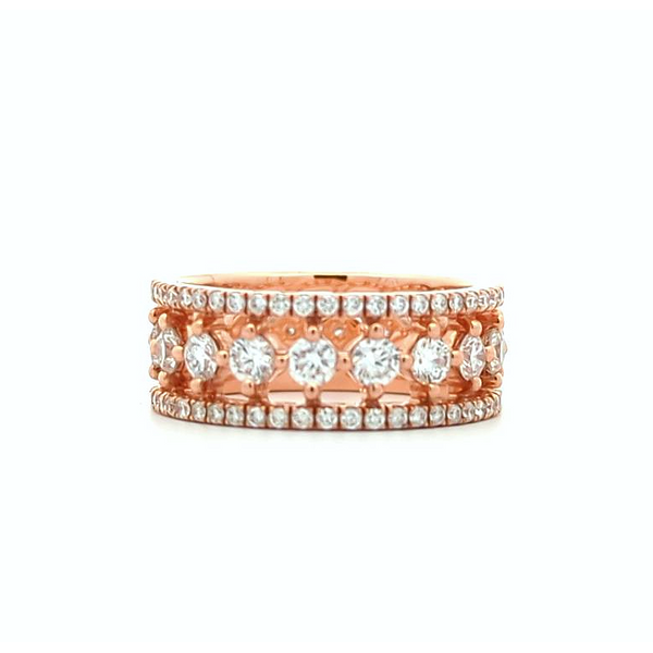 14KT Rose Gold 2.00ctw Diamond Eternity Estate Band Harmony Jewellers Grimsby, ON