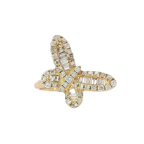 14KT Yellow Gold 0.69ctw Diamond Butterfly Ring Harmony Jewellers Grimsby, ON