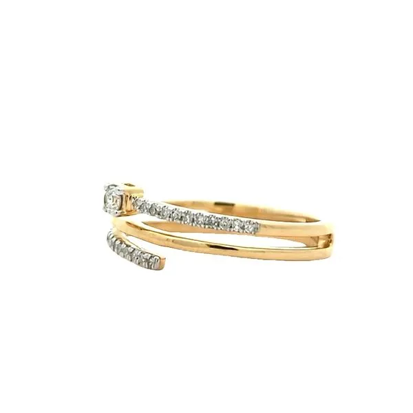 14KT Yellow Gold 0.15ctw Diamond Ring Image 2 Harmony Jewellers Grimsby, ON