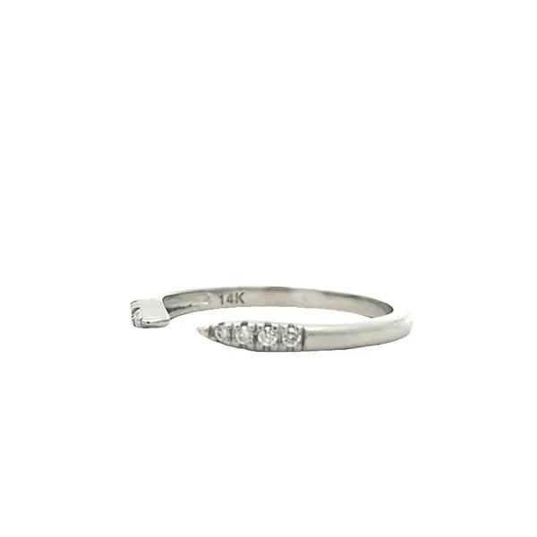 14KT White Gold 0.08ctw Diamond Ring Image 2 Harmony Jewellers Grimsby, ON