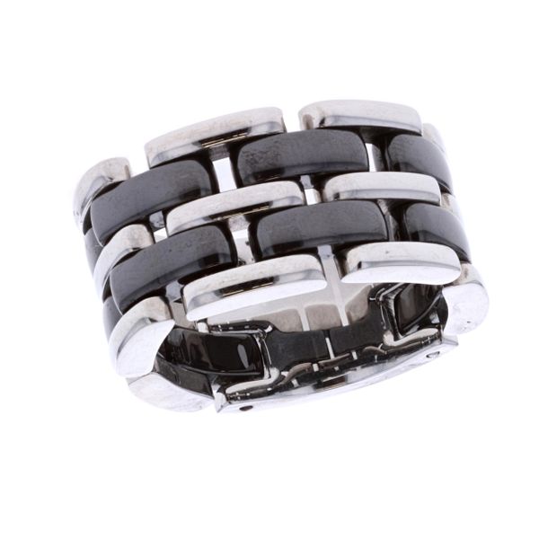 Tungsten Band with Black Ceramic Harmony Jewellers Grimsby, ON