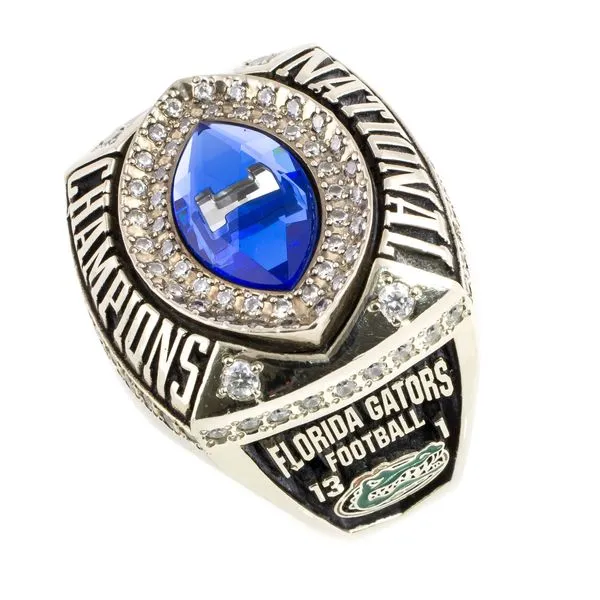 10KT White Gold Florida Gators National Championship Ring Replica 8.05ctw Image 2 Harmony Jewellers Grimsby, ON