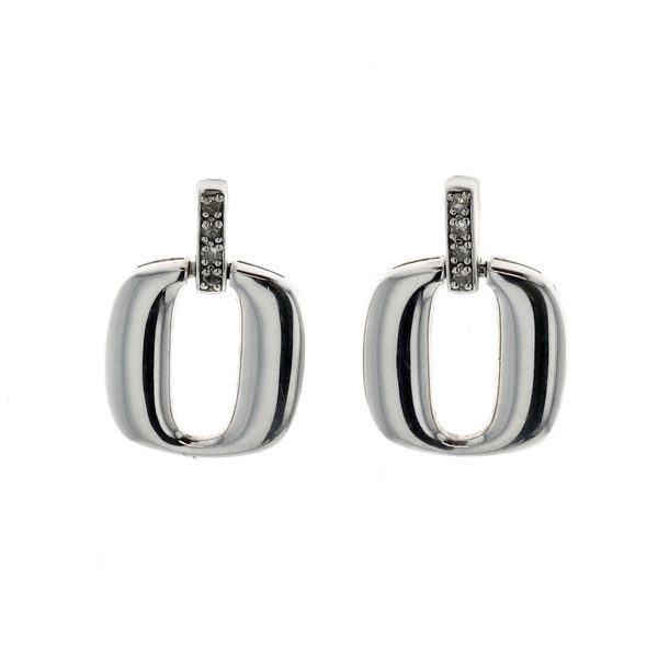 Sterling Silver 0.08ctw Diamond Drop Earrings Harmony Jewellers Grimsby, ON