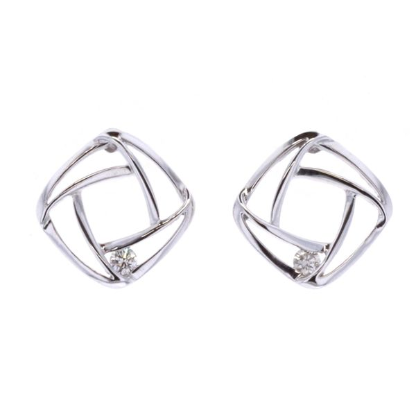 10KT White Gold 0.08ctw Diamond Stud Earrings Harmony Jewellers Grimsby, ON