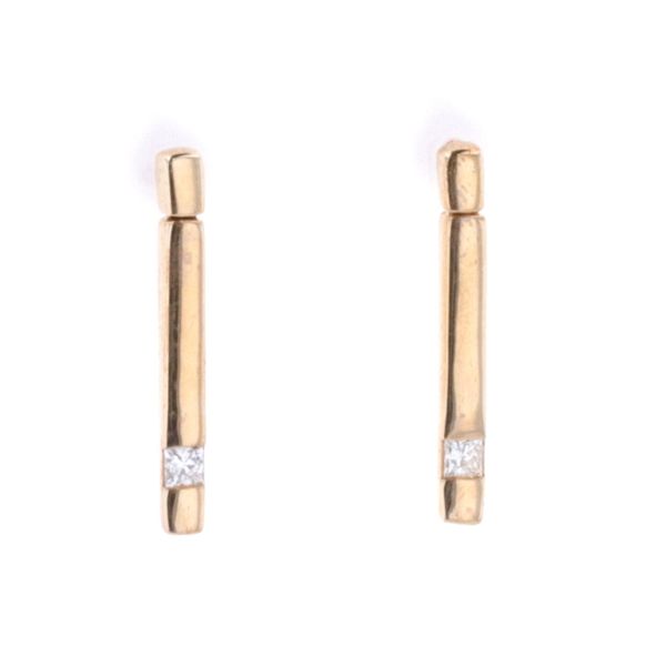 10KT Yellow Gold 0.16ctw Diamond Earrings Harmony Jewellers Grimsby, ON