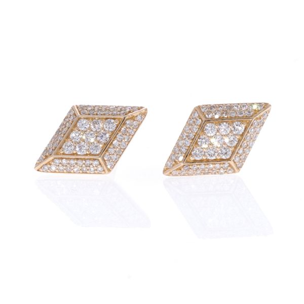 14KT Yellow Gold 0.90ctw Diamond Earrings Image 2 Harmony Jewellers Grimsby, ON