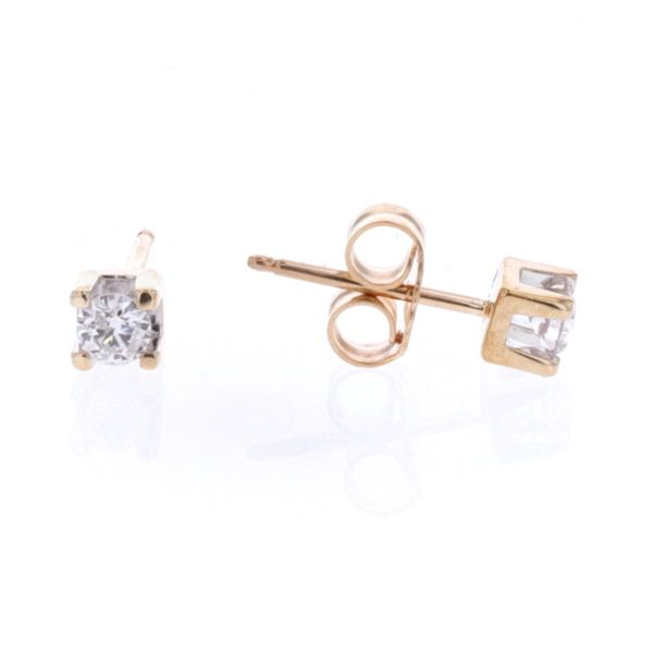 10KT Yellow Gold 0.18ctw Canadian Diamond Stud Earrings Harmony Jewellers Grimsby, ON