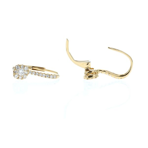 18KT Yellow Gold 0.32ctw Diamond Drop Earrings Harmony Jewellers Grimsby, ON