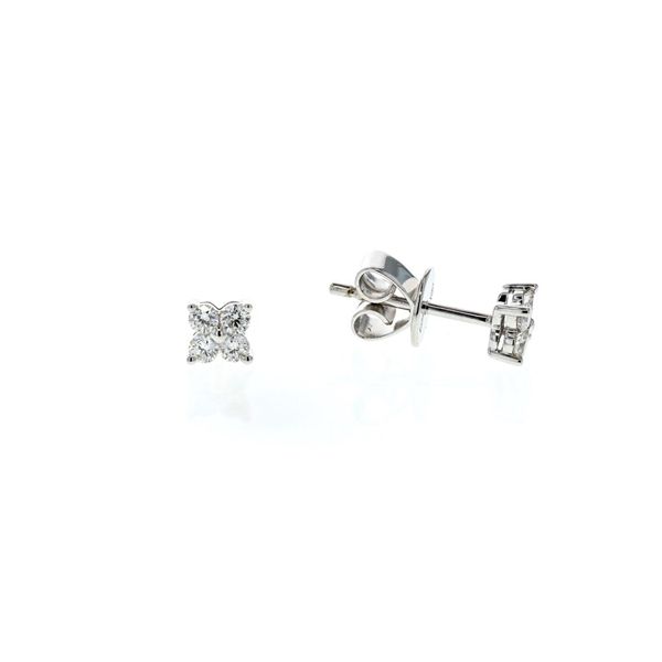 18KT White Gold 0.24ctw Diamond Stud Earrings Harmony Jewellers Grimsby, ON