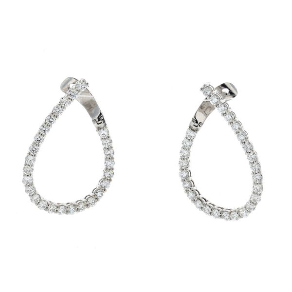 14KT White Gold 2.20ctw Diamond Estate Earrings Harmony Jewellers Grimsby, ON