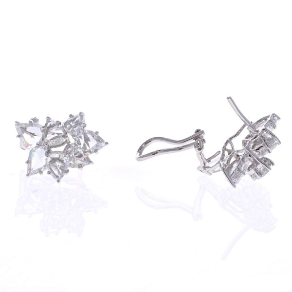 18KT White Gold 8.15ctw Diamond Estate Earrings Harmony Jewellers Grimsby, ON