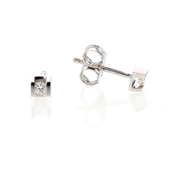 10KT White Gold 0.06ctw Diamond Stud Earrings Harmony Jewellers Grimsby, ON