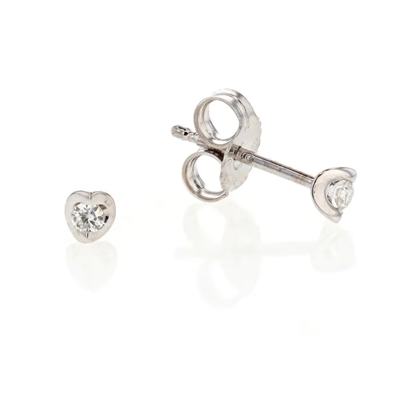 10KT White Gold 0.06ctw Diamond Stud Earrings Harmony Jewellers Grimsby, ON