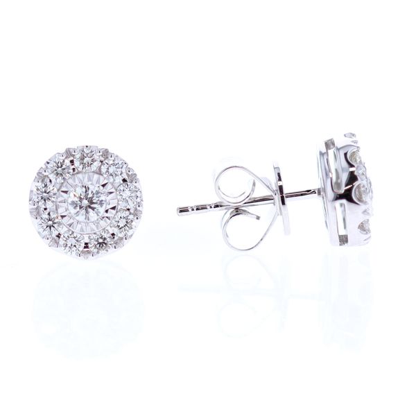 14KT White Gold 0.70ctw Diamond Stud Earrings Harmony Jewellers Grimsby, ON