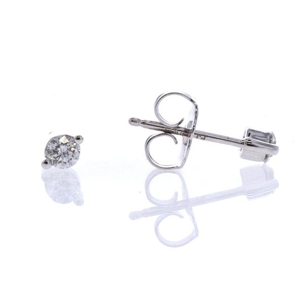 10KT White Gold 0.16ctw Diamond Stud Earrings Harmony Jewellers Grimsby, ON