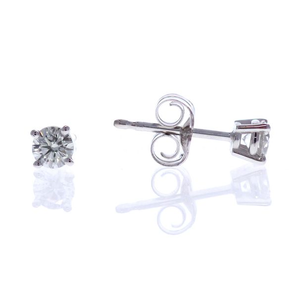 14KT White Gold 0.28ctw Diamond Stud Earrings Harmony Jewellers Grimsby, ON