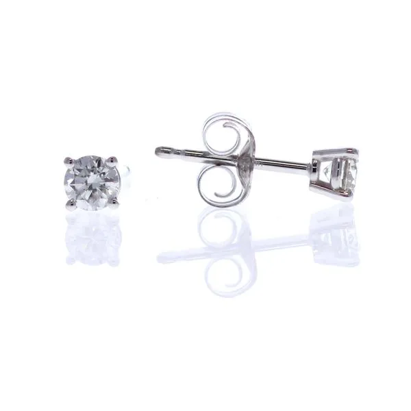 14KT White Gold 0.28ctw Diamond Stud Earrings Harmony Jewellers Grimsby, ON