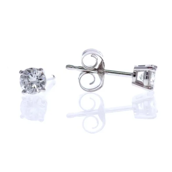 14KT White Gold 0.35ctw Diamond Stud Earrings Harmony Jewellers Grimsby, ON