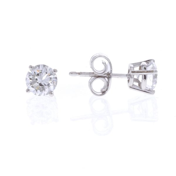 14KT White Gold 1.02ctw Diamond Stud Earrings Harmony Jewellers Grimsby, ON
