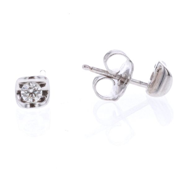 10KT White Gold 0.15ctw Canadian Diamond Stud Earrings Harmony Jewellers Grimsby, ON