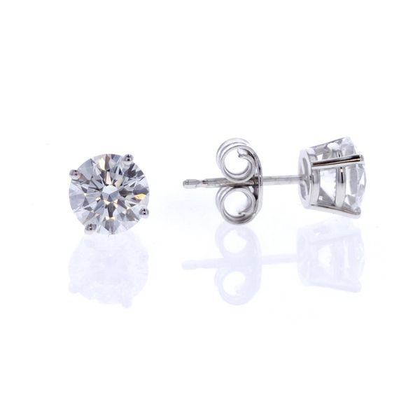 14KT White Gold 1.60ctw Lab-Grown Diamond Stud Earrings Harmony Jewellers Grimsby, ON