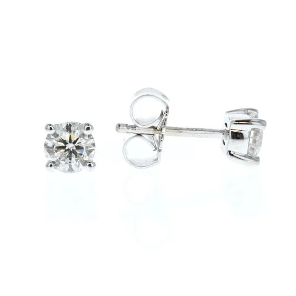 14KT White Gold 0.60ctw Diamond Estate Stud Earrings Harmony Jewellers Grimsby, ON