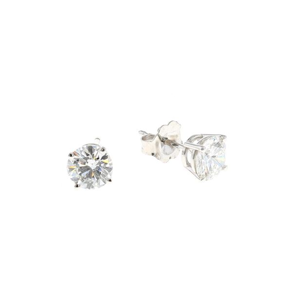 14KT White Gold 1.44ctw Diamond Stud Earrings Harmony Jewellers Grimsby, ON