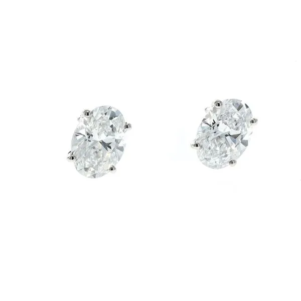 14KT White Gold 2.08ctw Lab-Grown Diamond Estate Stud Earrings Harmony Jewellers Grimsby, ON