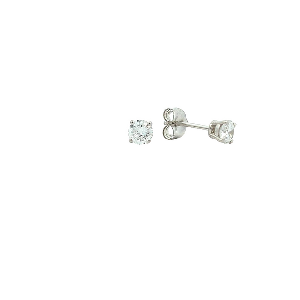 14KT White Gold 0.46ctw Lab Grown Diamond Stud Earrings Harmony Jewellers Grimsby, ON