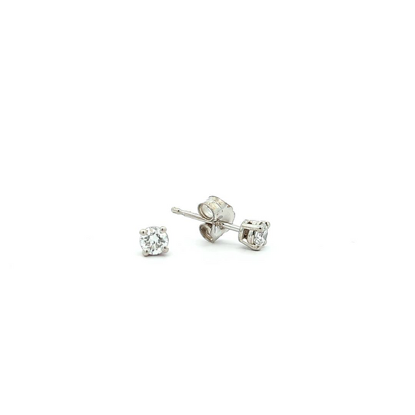 14KT White Gold 0.24ctw Lab Grown Diamond Stud Earrings Harmony Jewellers Grimsby, ON