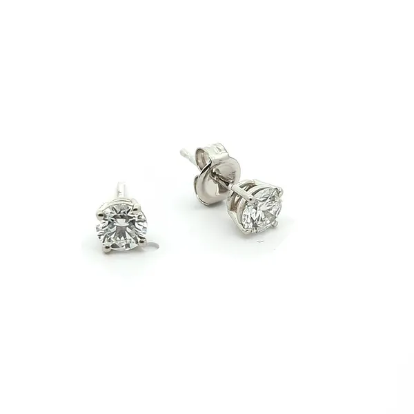 14KT White Gold 0.60ctw Lab Grown Diamond Stud Earrings Harmony Jewellers Grimsby, ON