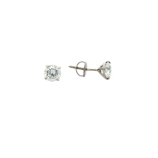 14KT White Gold 2.00ctw Lab Grown Diamond Stud Earrings Harmony Jewellers Grimsby, ON