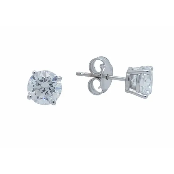 14KT White Gold 1.43ctw Lab Grown Diamond Stud Earrings Harmony Jewellers Grimsby, ON
