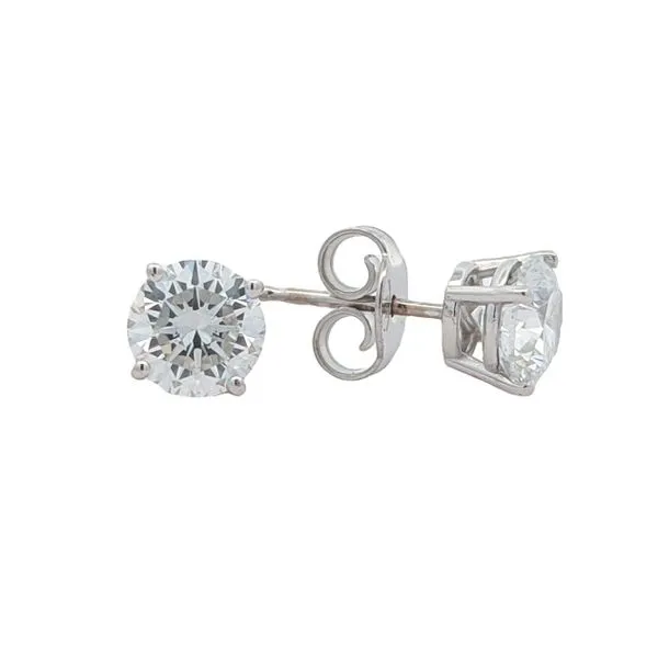 14KT White Gold 1.82ctw Lab Grown Diamond Stud Earrings Harmony Jewellers Grimsby, ON