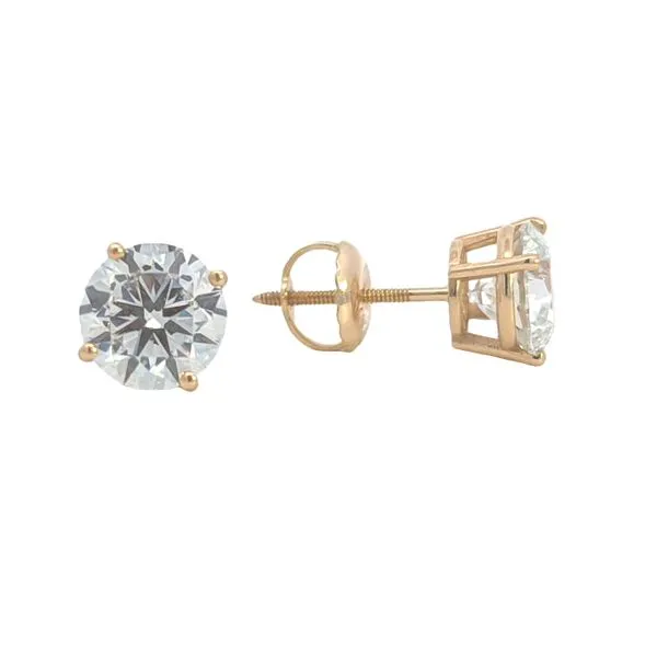 14KT Yellow Gold 2.02ctw Lab Grown Diamond Stud Earrings Harmony Jewellers Grimsby, ON