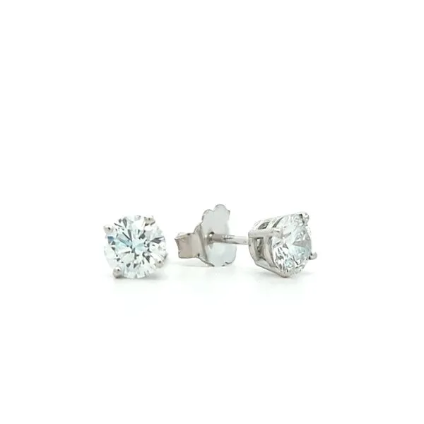 14KT White Gold 1.01ctw Lab Grown Diamond Stud Earrings Harmony Jewellers Grimsby, ON
