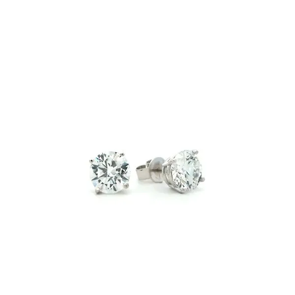 14KT White Gold 4.13ctw Lab Grown Diamond Stud Earrings Harmony Jewellers Grimsby, ON
