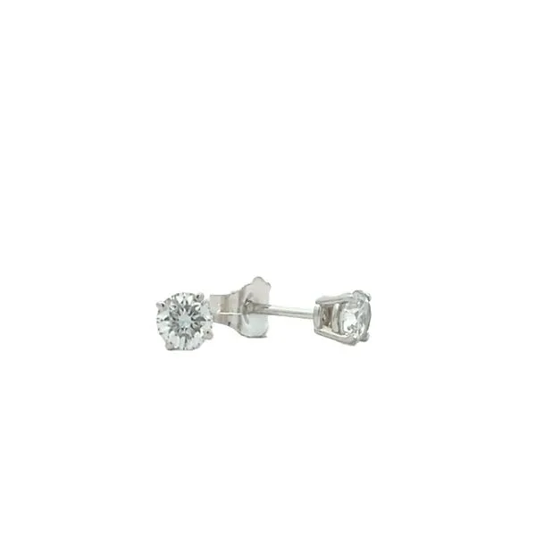 14KT White Gold 0.44ctw Lab Grown Diamond Stud Earrings Harmony Jewellers Grimsby, ON