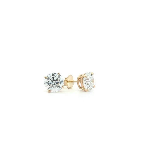 14KT Yellow Gold 4.14ctw Lab Grown Diamond Stud Earrings Harmony Jewellers Grimsby, ON