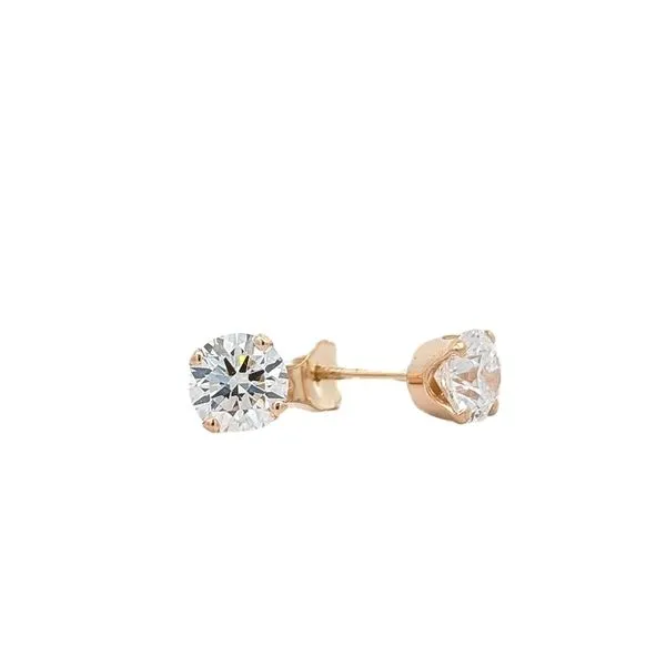 14KT Yellow Gold 1.51ctw Lab Grown Diamond Stud Earrings Harmony Jewellers Grimsby, ON