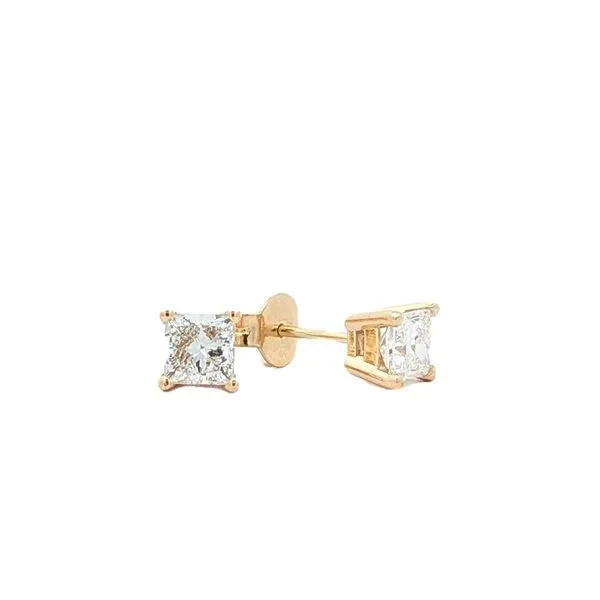 14KT Yellow Gold 1.07ctw Lab Grown Diamond Stud Earrings Harmony Jewellers Grimsby, ON