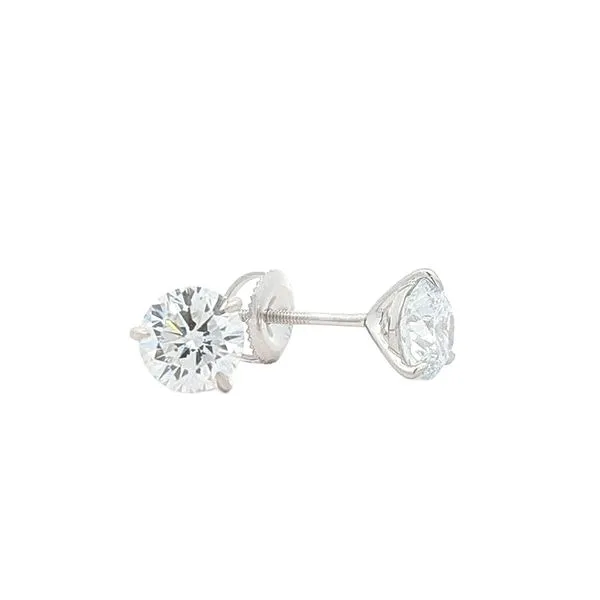 14KT White Gold 2.00ctw Lab Grown Diamond Stud Earrings Harmony Jewellers Grimsby, ON